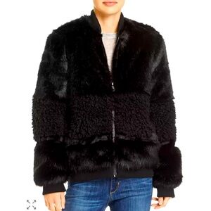 John + Jenn faux fur jacket/coat